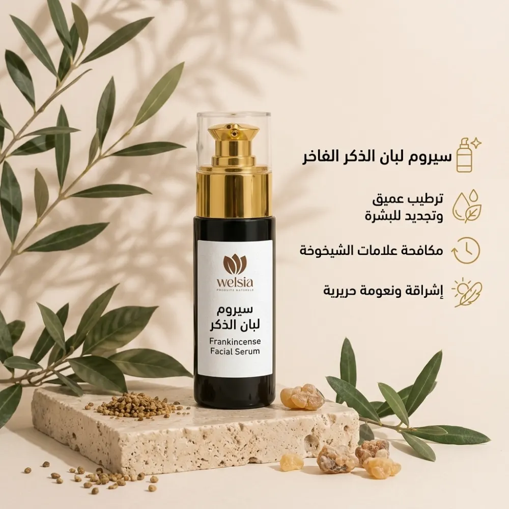 سيروم لبان الذكر الفاخر للوجه – Welsia Cosmetics