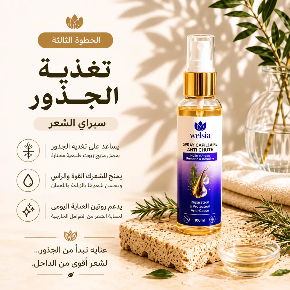 باك العناية بالشعر ضد التساقط Pack anti chute Welsia